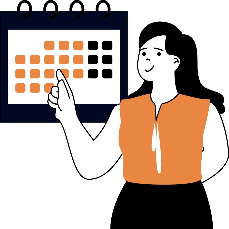 Simplified bookings illustration