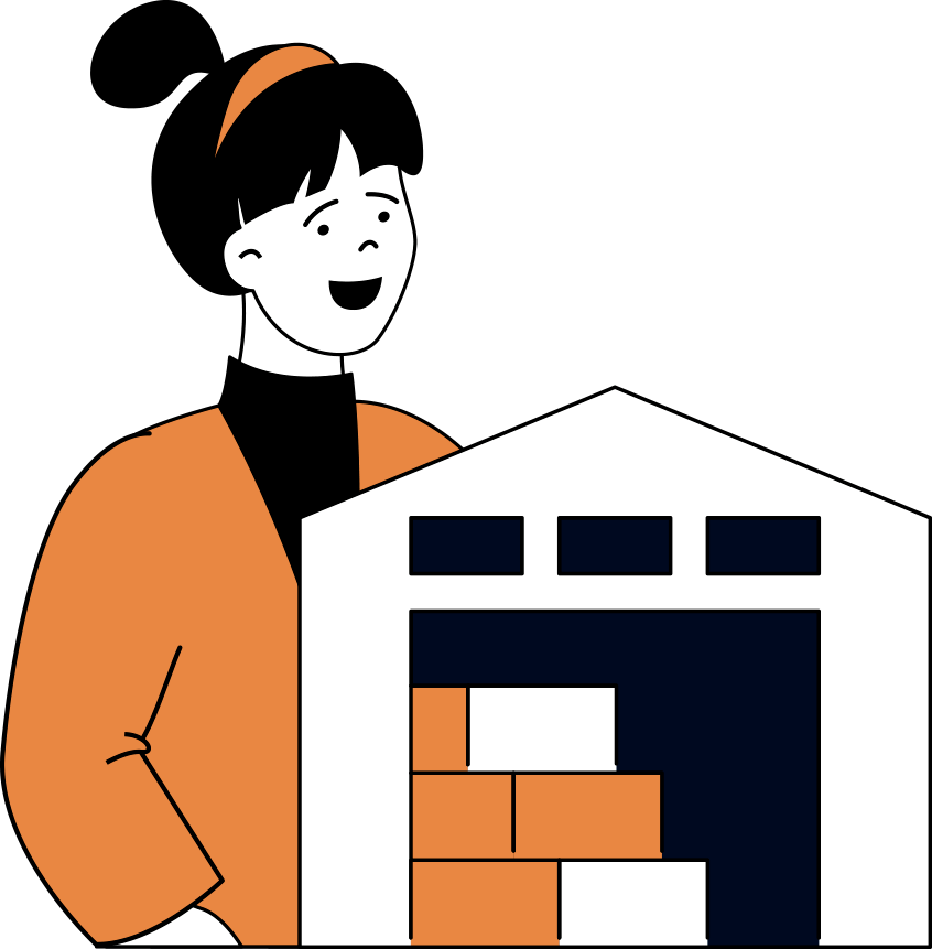 Warehouse visibility illustration